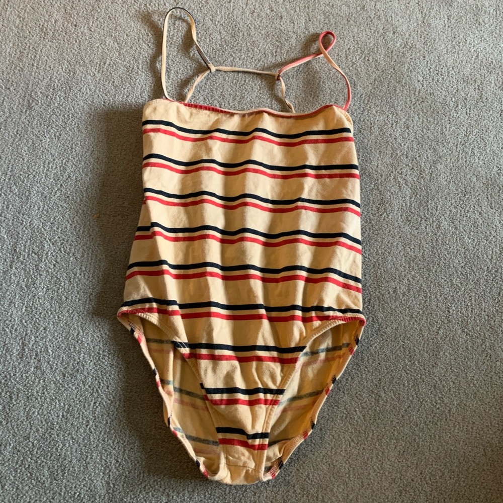 Striped bodysuit